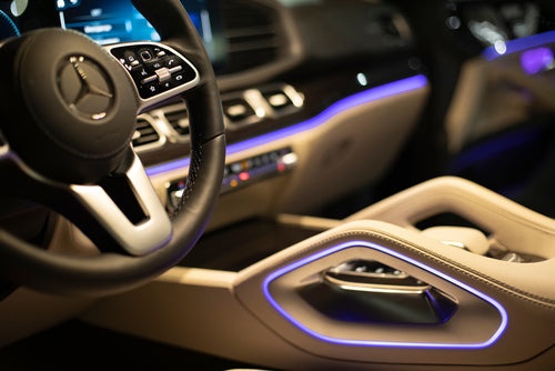mercedes interior lights